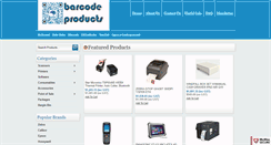 Desktop Screenshot of barcodeproducts.co.nz